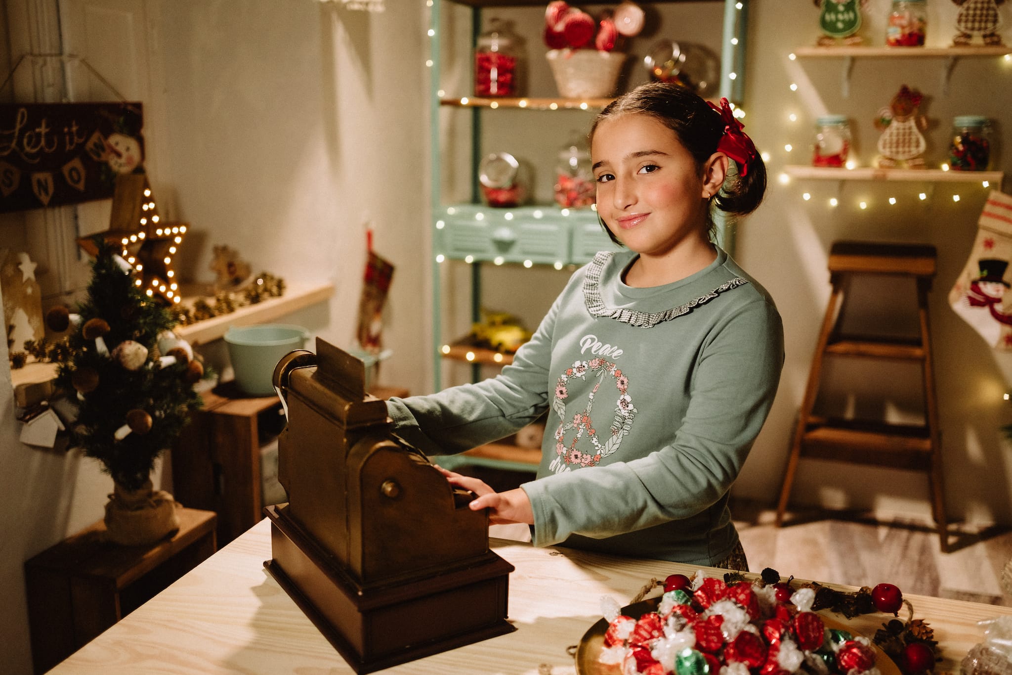Sesion Navidad en Ecija Primeras Sonrisas