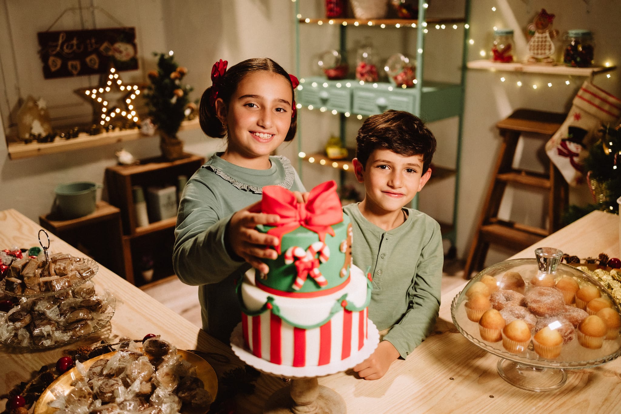 Sesion Navidad en Ecija Primeras Sonrisas