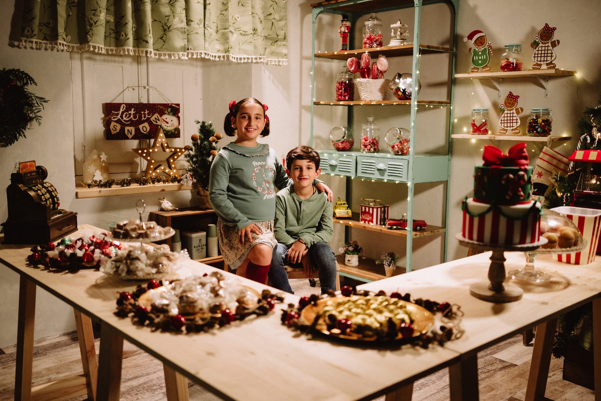 Sesion Navidad en Ecija Primeras Sonrisas